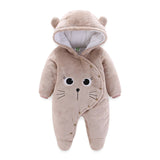 Cat Figured Baby Rompers