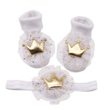 Velvet Stretch Hair Band-Crown Non-Slip Socks