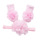 Velvet Stretch Hair Band-Crown Non-Slip Socks