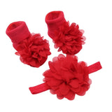 Velvet Stretch Hair Band-Crown Non-Slip Socks