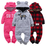 Plaid Baby Rompers