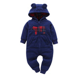 Plaid Baby Rompers