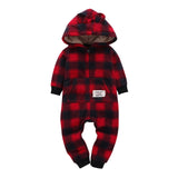 Plaid Baby Rompers