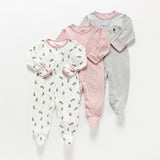 Striped Baby Rompers