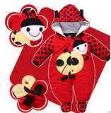 Giraffe Figured Baby Rompers