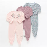 Striped Baby Rompers