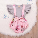 2019 Sleeveless Ruffled Pink Dress