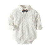 Newborn Boy Strap-Bow Tie Dress