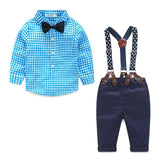 Newborn Boy Strap-Bow Tie Dress