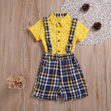 Newborn Boy Strap-Bow Tie Dress
