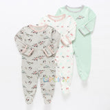 Striped Baby Rompers