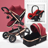 Multifunctional 3 in 1 Baby Stroller