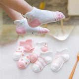 5 Pcs Girls' Socks