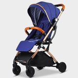 Gray Lightweight Portable Baby Stroller- Gift Baby Prams