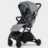 Gray Lightweight Portable Baby Stroller- Gift Baby Prams