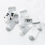 5 Pcs Boys / Girls Striped Socks