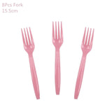 Napkin-Fork-Spoon-Cup Baby Party Supplies