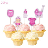 Napkin-Fork-Spoon-Cup Baby Party Supplies